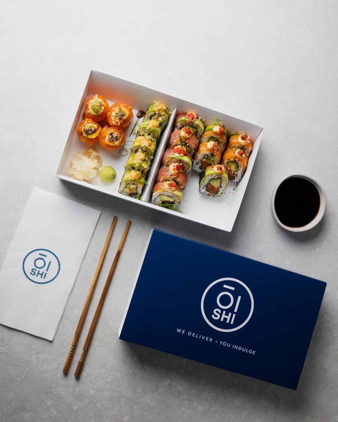 Oishi sushi platter
